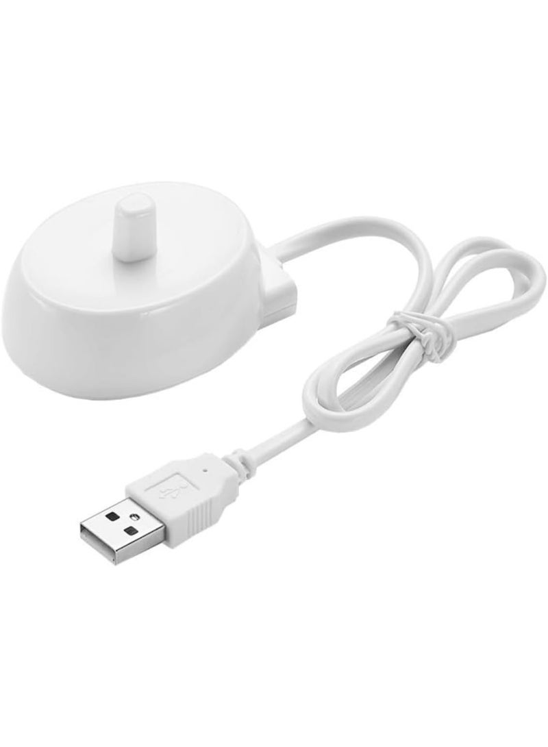 1pcs Electric Toothbrush Charger Base 3757 for Braun Oral B Pro 1, 3, 600, 2500, 3000, 3500, 3900, iO3 iO4 iO5 iO6, Vitality Pro, Smart 6, Genius X Kids Oral-B Toothbrushes USB Charging Adapter - Image 1